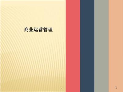 商业综合体运营管理PPT精选文档